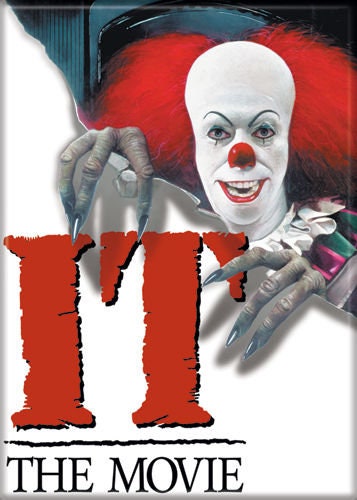 IT THE MOVIE Poster Magnet for Refrigerators and Lockers Classic Horror Movie Stephen King