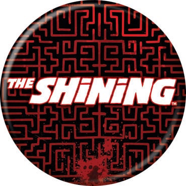 THE SHINING Pinback Button Badge - Movie Logo - Classic Horror Movie! - Round 1.25" Button - Stephen King