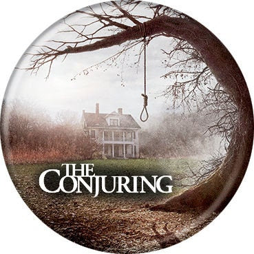 THE CONJURING Pinback Button Badge - Conjuring Movie Poster - Classic Horror Movie! - Round 1.25" Button Craft Supply