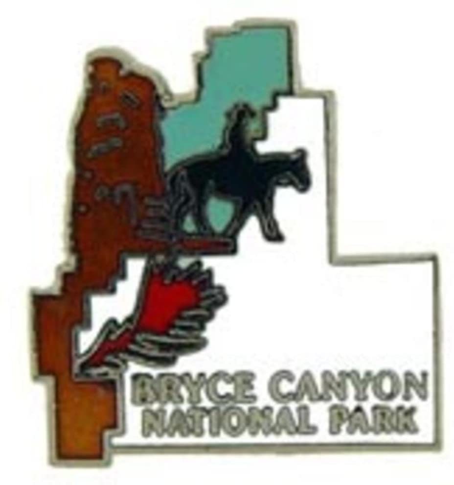 BRYCE CANYON National Park Lapel Pin - Enamel Pin for Backpack Tie Shirt Trading Button Pinback
