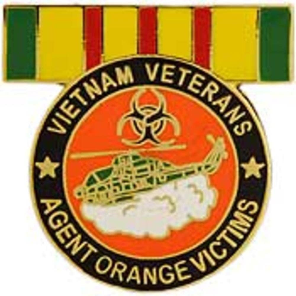 VIETNAM VETERANS Agent Orange Victims Military Lapel Pin - Enamel Pin for Backpack Tie Shirt Trading Button Pinback