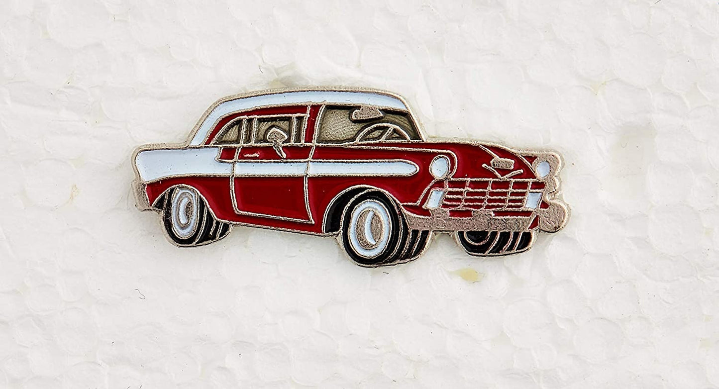 1956 CHEVY HARD TOP Chevrolet Lapel Pin - Enamel Pin for Backpack Tie Shirt Trading Button Pinback