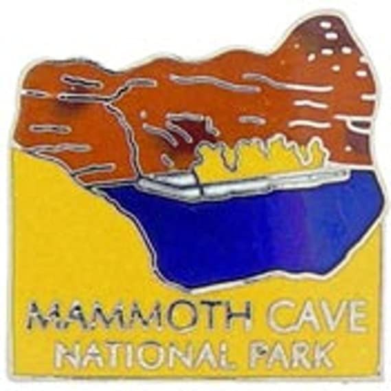 MAMMOTH CAVE National Park Lapel Pin - Enamel Pin for Backpack Tie Shirt Trading Button Pinback Craft Supply