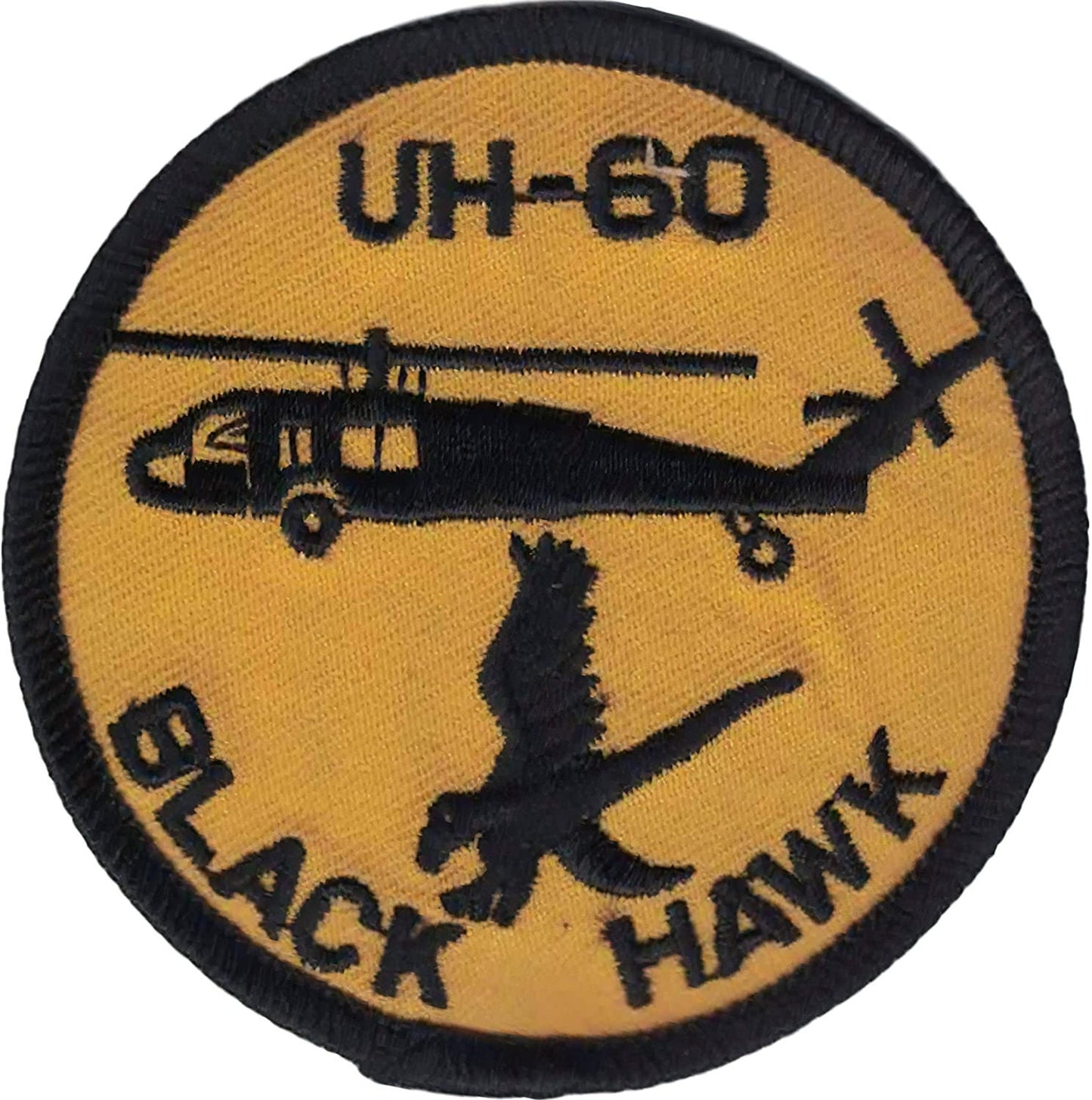 US ARMY Black Hawk Helicopter UH-60 Military Embroidered Patch Applique Craft Supply