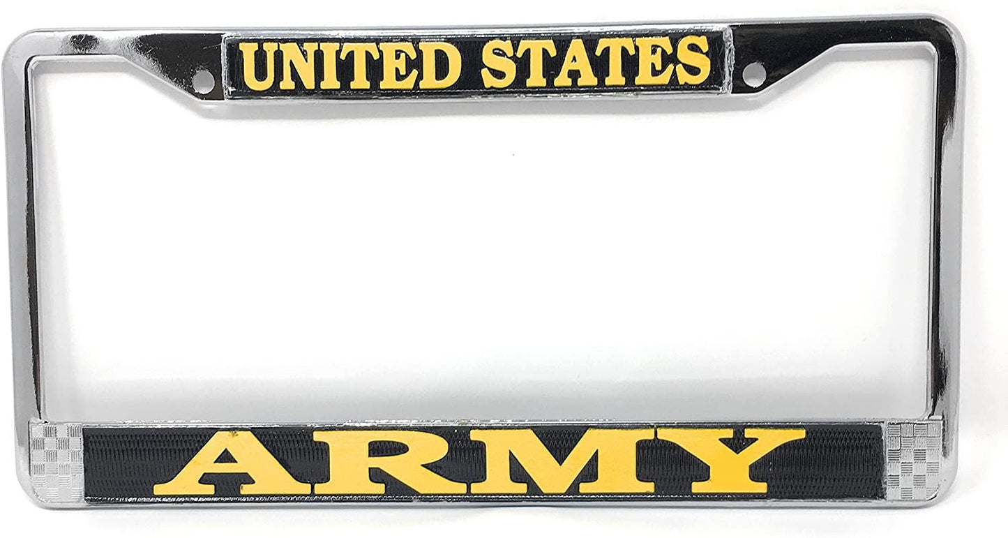 UNITED STATES ARMY Metal License Plate Frame - U.S. Army Craft Supply