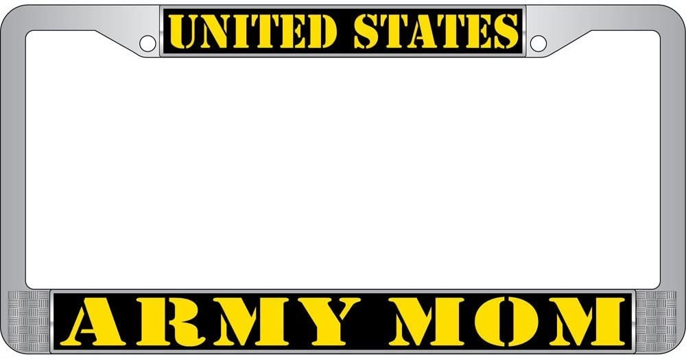 UNITED STATES ARMY Mom Metal License Plate Frame - U.S. Army Proud Mother