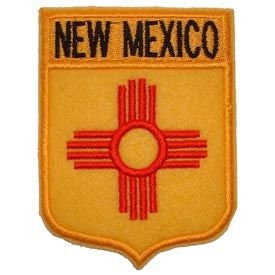 NEW MEXICO State Shield Embroidered Patch Applique - USA United States of America Patch