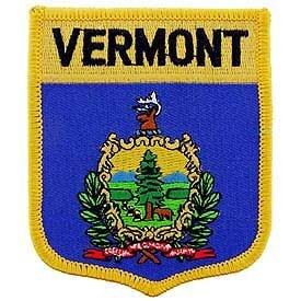 VERMONT State Shield Embroidered Patch Applique - USA United States of America Patch