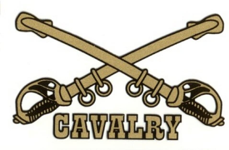 U.S. ARMY CAVALRY Clear Decal Sticker - United States Army Clear Decal For Car Truck Window Vehicle Military