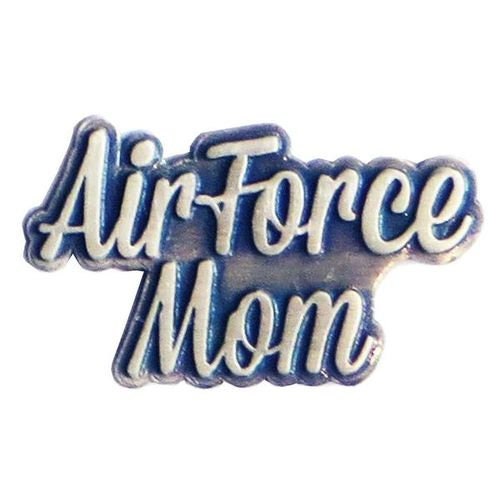 AIR FORCE MOM Lapel Pin - United States Air Force Usaf Mom Military Enamel Pin for Backpack Tie Shirt Trading Button Pinback