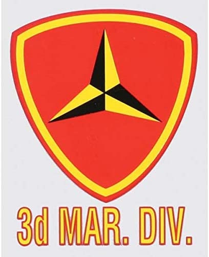 MARINE CORPS 3rd Division Infantry Decal Clear Decal Sticker - United States Marine Corps Clear Decal For Car Truck Window Vehicle Military