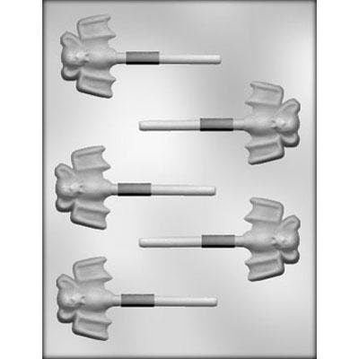 BAT Sucker Chocolate Candy Mold -- Animal Halloween Spooky Soap Craft Supply