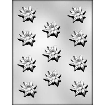 POINSETTIA Chocolate Candy Mold -- Christmas Holiday Wreath Flower Holiday Pinecone