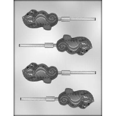 SEAHORSE 3-Inch Sucker Chocolate Candy Mold -- Ocean Seashell