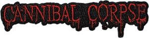 CANNIBAL CORPSE Drip Logo Patch - Embroidered Rock Band Patch Applique