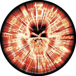 MEGADETH Skull Round Rock Sticker Decal - Rock Band Craft Supply