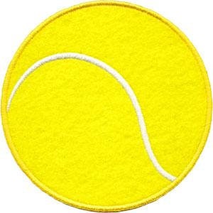 TENNIS BALL Patch - Embroidered Patch Applique - Sports Tennis Racket Ball Kids