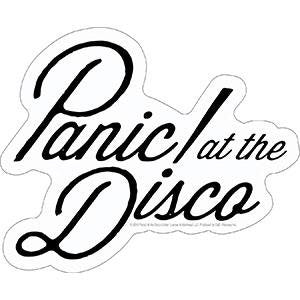 PANIC! At THE DISCO Logo Sticker Decal - Rock Band Craft Supply