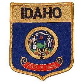 IDAHO State Shield Embroidered Patch Applique - USA United States of America Patch