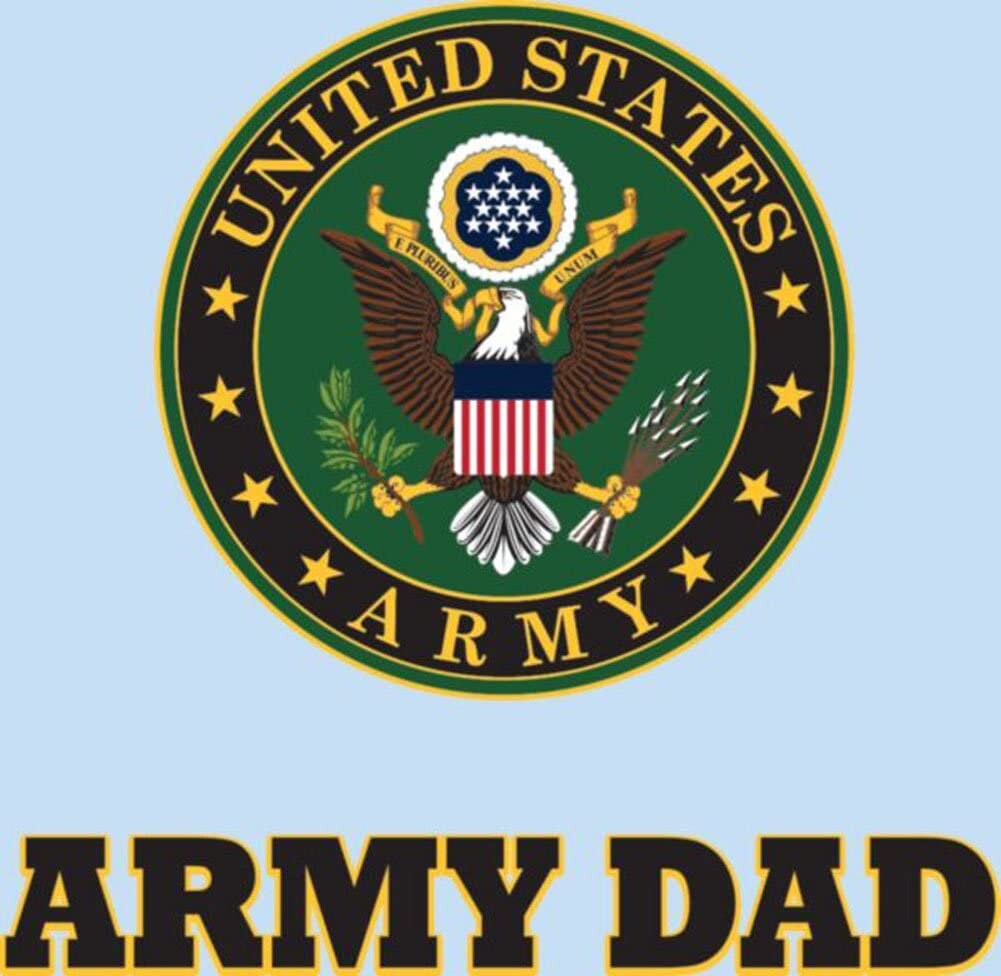 U.S. ARMY DAD Clear Decal Sticker - United States ARMY Clear Decal For Car Truck Window Vehicle Military
