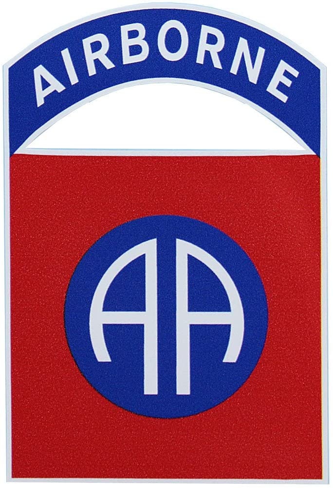 U.S. ARMY Airborne Division 82nd Vinyl Decal Sticker - United States ARMY Parachute Assault Military For Car Truck Window Craft Supply
