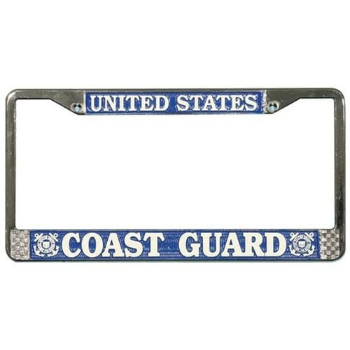 U.S. COAST GUARD Metal License Plate Frame - United States Coast Guard USCG