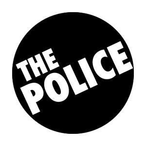 THE POLICE Pinback Button Badge - Rock Band Logo Sting - Round 1.25" Button