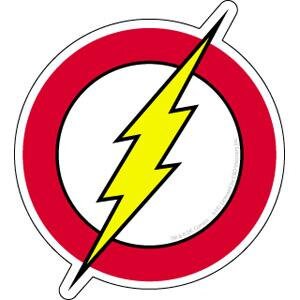 FLASH Lightning Logo Sticker Decal - DC Comics