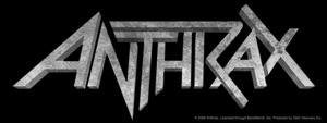 ANTHRAX Stone Logo Sticker Decal - Rock Band
