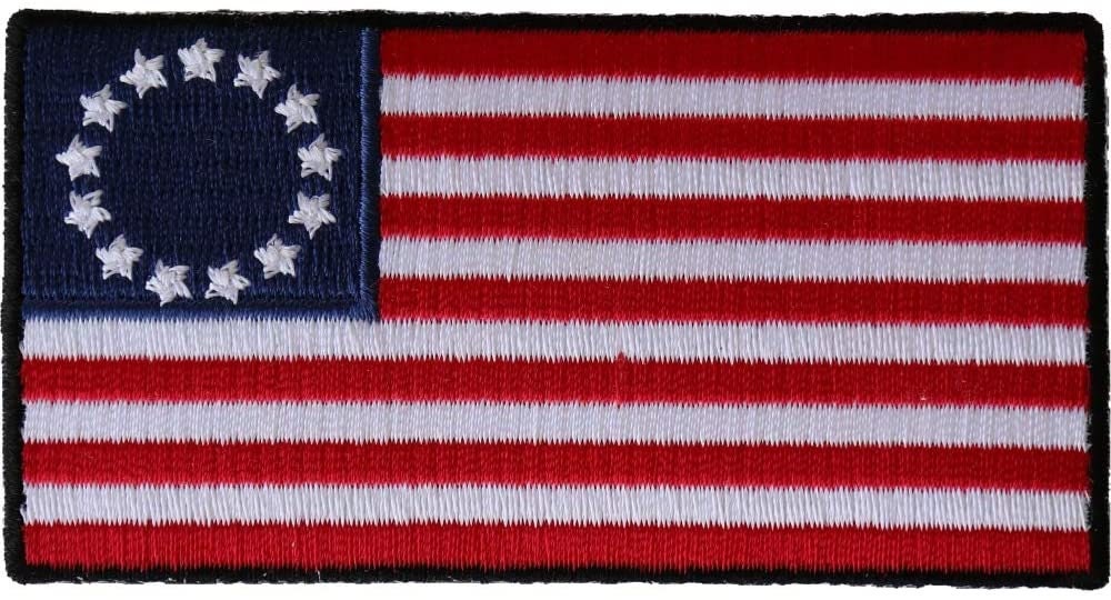 BETSY ROSS American Flag Patch - Embroidered Patch Appliqué
