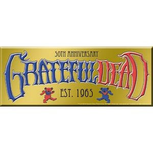 GRATEFUL DEAD 50th Anniversary Logo Rock Sticker Decal - Rock Band Craft Supply