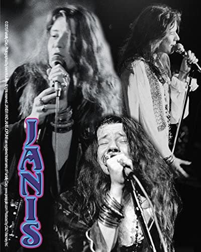 JANIS JOPLIN Collage Sticker Decal - Rock Band