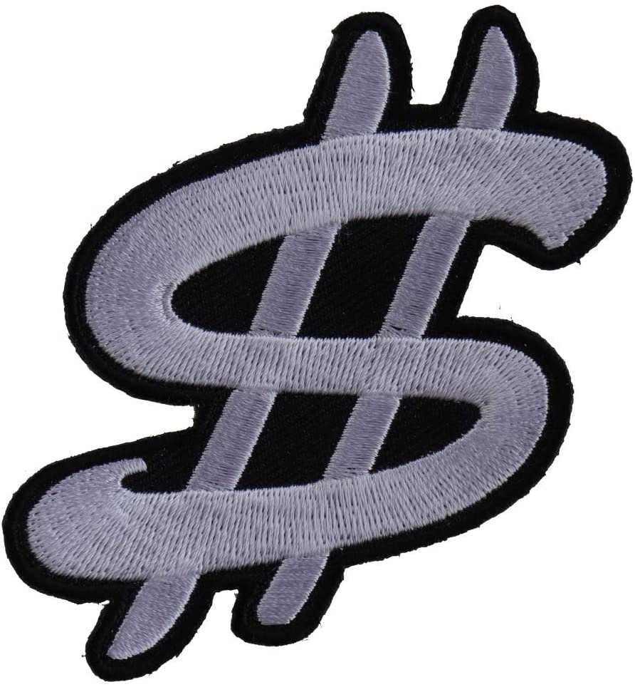 DOLLAR SIGN Patch - Money Cash Embroidered Patch Appliqué