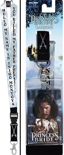 PRINCESS BRIDE Reversible Lanyard with Detachable Buckle and ID Holder - Inigo Montoya Tv Series Movie Classic! Craft Supply