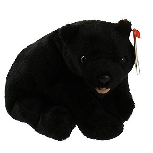 CINDERS The Black Bear Ty Beanie Baby 2000 Retired Beanbag Plush - New with Tags