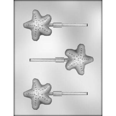 STARFISH Sucker Chocolate Candy Mold -- Ocean Sea Animal Fish