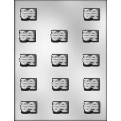 DOLLAR SIGN Mint Chocolate Candy Mold -- Money Cash