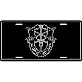 SPECIAL FORCES Metal License Plate - United States Military Unit Special Operations Nato
