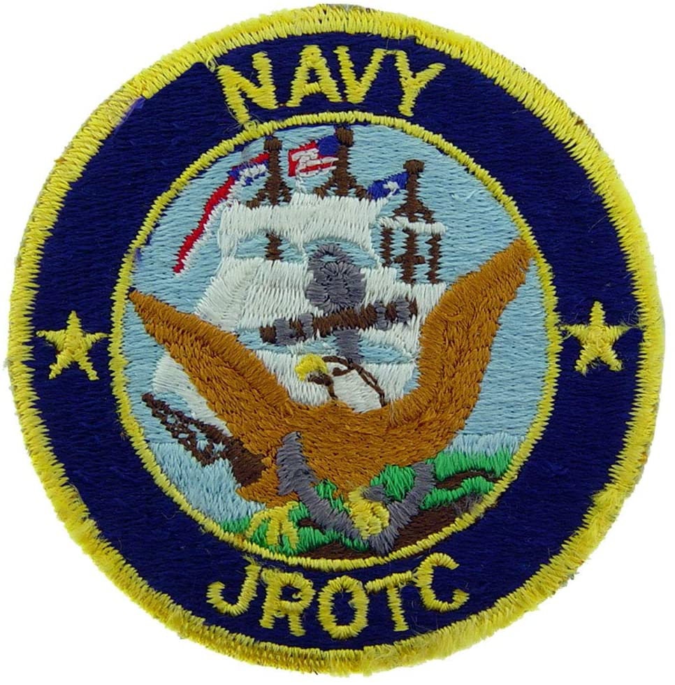 Navy ROTC Embroidered Patch Applique - United States Navy Military USN
