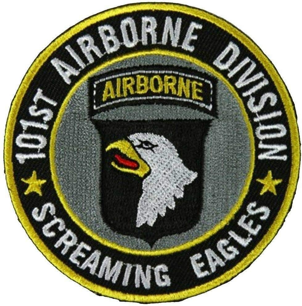 101st AIRBORNE SCREAMING EAGLES Embroidered Patch - United States Army Airborne Division Infantry