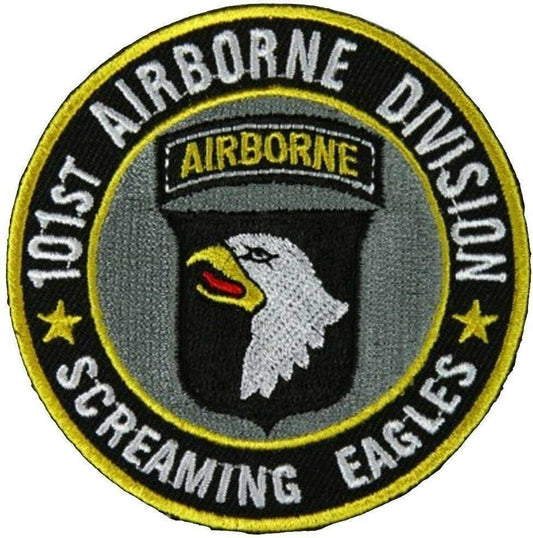 101st AIRBORNE SCREAMING EAGLES Embroidered Patch - United States Army Airborne Division Infantry Craft Supply
