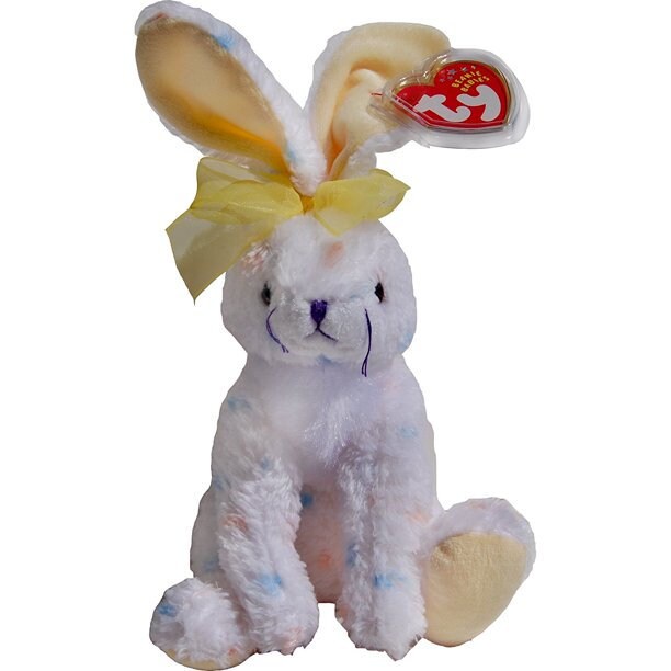 CARROTS Bunny Rabbit Ty Beanie Baby Retired Beanbag Plush - New with Tags - Easter Basket