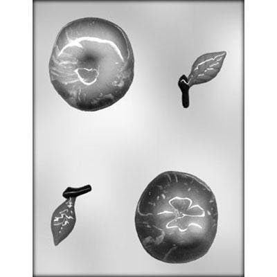 LARGE APPLE 3D Chocolate Candy Mold -- Apples Tree Leaves Leaf Craft Supply