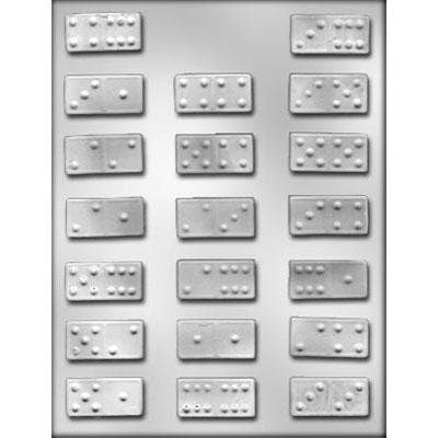 DOMINOES Chocolate Candy Mold -- Domino Game Craft Supply