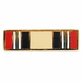 IRAQ CAMPAIGN Medal Ribbon Military Lapel Pin - United States Armed Forces - Enamel Pin for Backpack Tie Shirt Trading Button Pinback