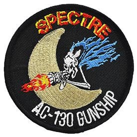 AIR FORCE Spectre AC-130 Gunship Usaf Military Embroidered Patch Applique