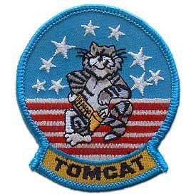 U.S. NAVY Grumman F-14 Tomcat Embroidered Patch Applique - USN Seals United States Military