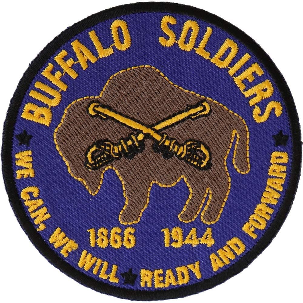 BUFFALO SOLDIERS Army We Can We Will Read and Forward Embroidered Patch Military - United States Army Patch Craft Supply