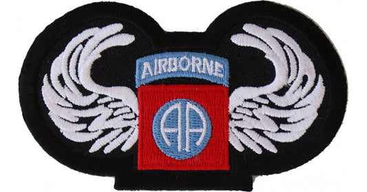 82nd Airborne Division U.S. Army Wings Patch - Air Assault United States Army Airborne Division Paratroopers