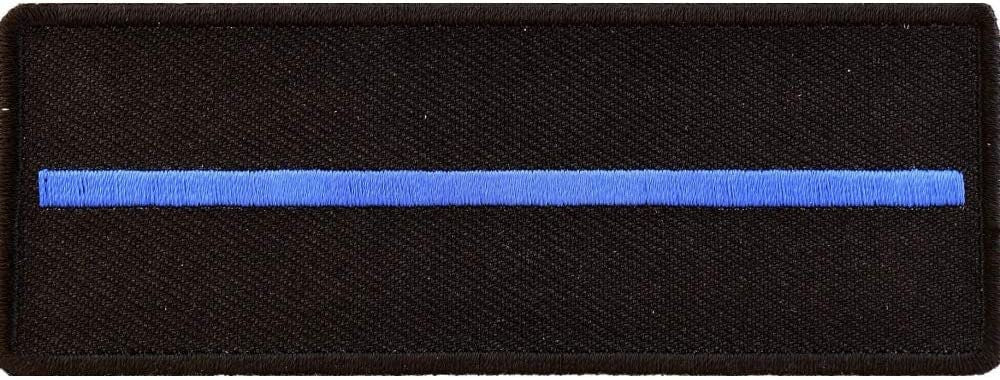 THIN BLUE LINE Patch Police Sheriff Law Enforcement - Embroidered Patch Appliqué